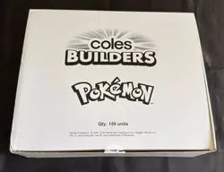 Pokemon Coles Builders mewtwo Box 150 Sealed Packs box Pack booster ex gx case - Image 1
