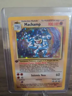 Machamp Base Set Holo 1st Edition 8/102 - Image 1