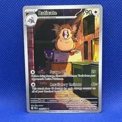 Pokemon Raticate Illustration Rare Holo 99/88 POR Stage 1 90 HP - Image 1