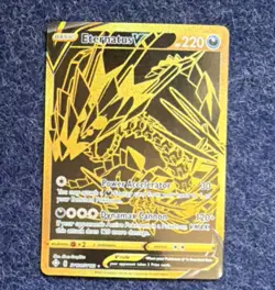 Pokemon Eternatus V Gold Secret Rare Shining Fates SV121/SV122 Near Mint - Image 1
