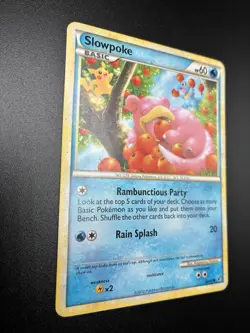 2010 Pokemon HS-Undaunted Slowpoke 66/90 Basic Common MP - Image 3