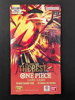 LOT (60) One Piece PRB-02 The Best Vol 2 English Sleeved Booster Packs Sealed - Image 2