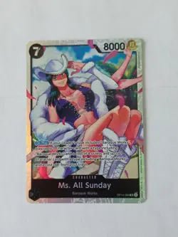 Ms. All Sunday OP14-084 SR The Azure Sea's Seven One Piece - Image 1