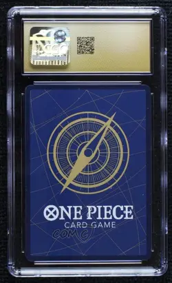 2022 One Piece Paramount War OP02 Japanese SR Monkey D Luffy Alt Art CGC 10 - Image 2
