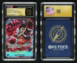 2025 One Piece A Fist of Divine Speed Japanese SEC Alt Art Monkey D Luffy CGC 10 - Image 3