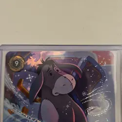 Disney Lorcana TCG Eeyore - In the Way Into the Inklands Foil Full Art Rare - Image 3