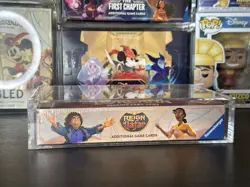 Disney Lorcana English Reign of Jafar Booster Box Sealed W/acrylic Case - Image 3