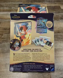 Disney Lorcana Fabled Collection Starter Set w/Tinker Bell Glimmer Promo 4 Avail - Image 3