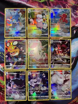 POKEMON TCG LOT OF 9 English Trainer Gallery Pokemon TCG Lot X9 English Cards - Image 1