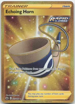 Echoing Horn 225/198 SWSH06: Chilling Reign Pokemon Card NM - Image 1