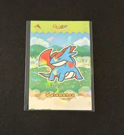 Limited Edition Full Art Rare Smile Salamence Pokemon Card Database #0373✨ - Image 1