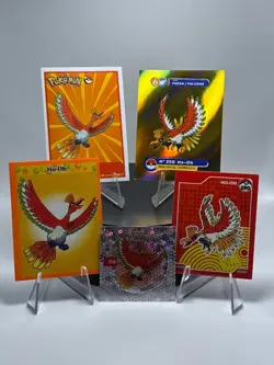 Pokemon Ho-Oh Set of 5 - Ho-Oh #250 Peru/NON-TCG Cards & Stickers - Image 1