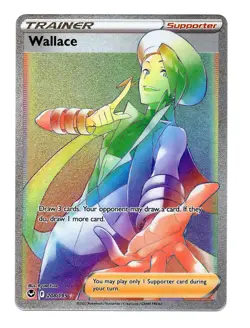 Wallace - 208/195 - Pokemon Silver Tempest Sword & Shield Secret Rare Card NM - Image 1