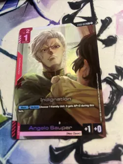 Indignation Alternate Art Foil - ST03-012 C+ NM - Gundam TCG Card Game Command - Image 1