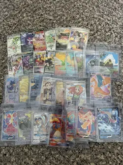 Pokemon TCG 30 Card Lot of Trainers, Full Arts, V's Etc English Various Sets NM - Image 4