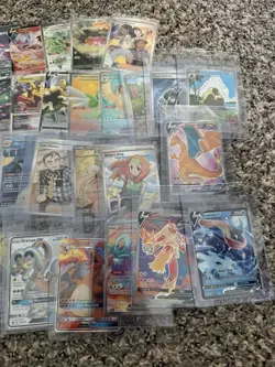 Pokemon TCG 30 Card Lot of Trainers, Full Arts, V's Etc English Various Sets NM - Image 5