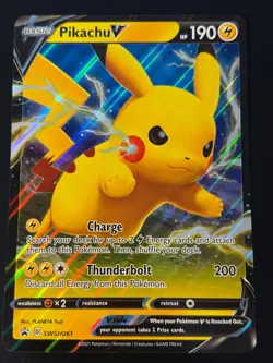 Pikachu V SWSH061 - Pokemon Oversized Jumbo Card - Image 1