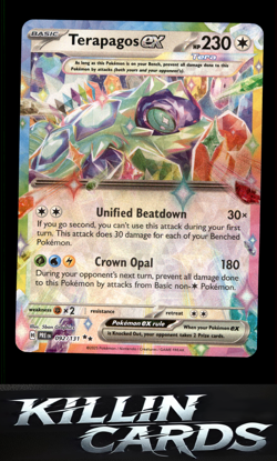 Terapagos ex - 092/131 092/131 Pokemon Double Rare SV: Prismatic Evolutions Card - Image 1