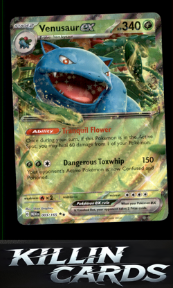 Venusaur ex - 003/165 003/165 Pokemon Double Rare SV: Scarlet & Violet 151 Card - Image 1