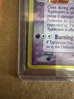 Typhlosion Delta Species 12/101 Ex Dragon Frontiers Holo Pokemon Card - Image 5