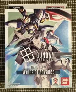 🔥Gundam Card Game - ST02 Wings of Advance Starter Deck NEW & SEALED - Image 1