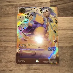 Disney Lorcana Fabled Winnie the Pooh Hunny Wizard Enchanted Card 227/204 - Image 1