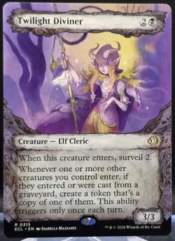 Twilight Diviner #315 Lorwyn Eclipsed Showcase Regular Rare - Image 1