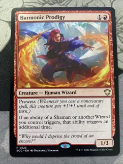 NM Harmonic Prodigy, MTG, Strixhaven Commander, Magic the Gathering - Image 1