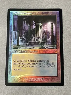 Godless Shrine (Retro Frame) MTG Ravnica Remastered Foil NM - Image 1