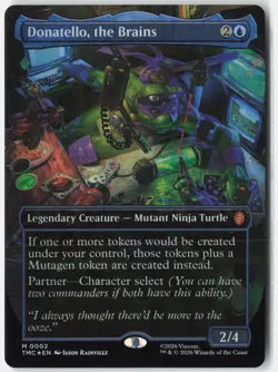 Donatello, the Brains (Borderless) Foil MTeenage Mutant Ninja Turtles 2 NM - Image 1
