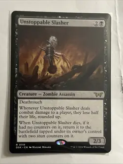 Unstoppable Slasher (0119) Duskmourn: House of Horror Regular - Image 1