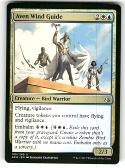 Aven Wind Guide #195 Amonkhet AKH Magic MTG - Image 1