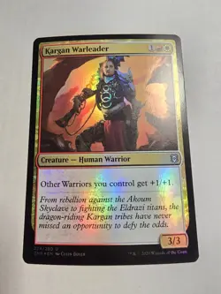 Kargan Warleader Zendikar Rising Foil - Image 1