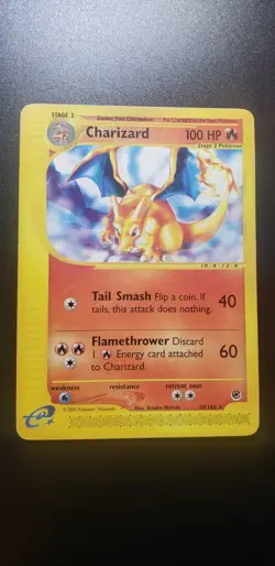 Pokemon Expedition Base Set Charizard RARE 39/165 LP!! - Image 3