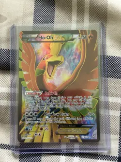 Pokemon Ho-Oh EX Dragons Exalted Ultra Rare Full Art Holo Basic 119/124 - Image 1