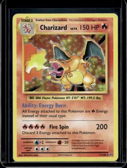 Pokemon XY - Evolutions Charizard Holo 11/108 - Image 1
