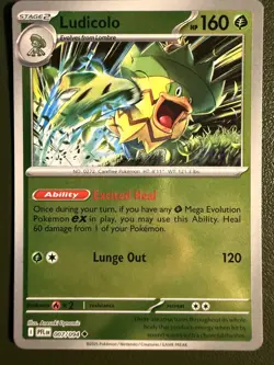 Pokemon TCG Ludicolo 7/94 Phantasmal Flames Reverse Holo NM - Image 1