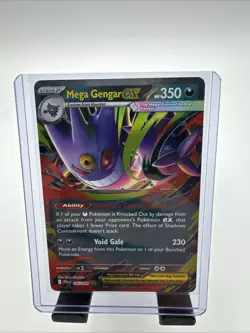 2025 Pokemon Phantasmal Flames Mega Gengar ex Double Rare #056/094 - Image 1
