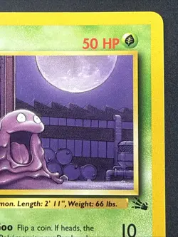 1999 Pokemon Fossil 1st Edition Grimer #48/62 - Image 3