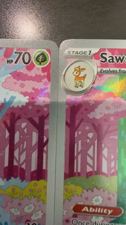 Deerling 165/162 & Sawsbuck 166/162 Art Set IR Temporal Forces Pokemon NM - Image 1