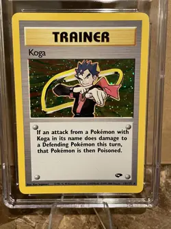 Pokemon Koga Gym Challenge 1st Edition 19/132 Holo CGC 10 GEM MINT - Image 2