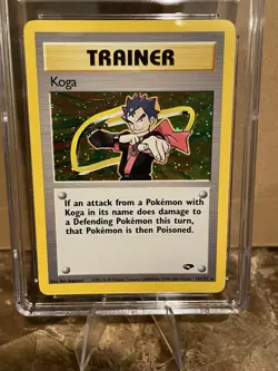 Pokemon Koga Gym Challenge 1st Edition 19/132 Holo CGC 10 GEM MINT - Image 3