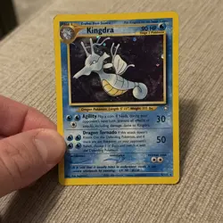 Pokemon Kingdra 8/111 Neo Genesis-Unlimited Edition Holo Swirl 💫 - Image 1