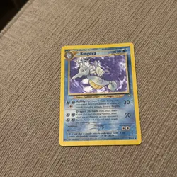 Pokemon Kingdra 8/111 Neo Genesis-Unlimited Edition Holo Swirl 💫 - Image 2