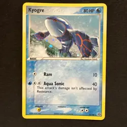 Kyogre 6/106 Emerald Holo Pokemon - Image 1
