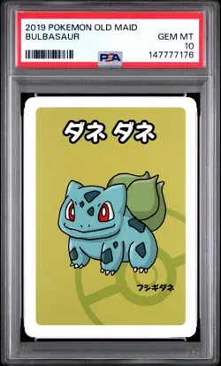 2019 POKEMON OLD MAID BULBASAUR PSA 10 - Image 1
