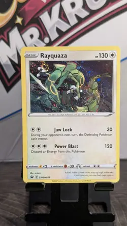 Pokemon Rayquaza SWSH: Sword & Shield Promo SWSH029 Holo Basic 130 HP - Image 1