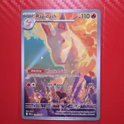 Rapidash 189/182 NM Illustration Rare SV: Destined Rivals Pokemon TCG - Image 1