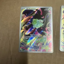 Bulbasaur 133/132 Full Art NM/M Mega Evolution Pokemon Lot Of 2 - Image 2