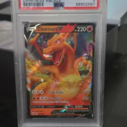 Pokemon Charizard V 019/189 Darkness Ablaze Ultra Rare Full Art Holo PSA 9 2020 - Image 1